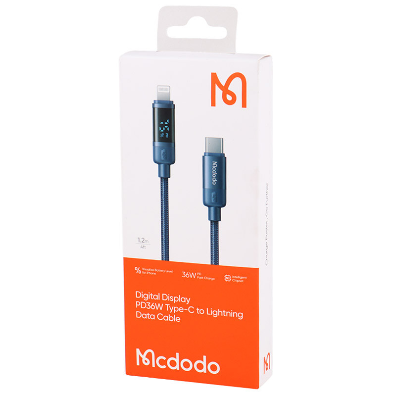 کابل تبدیل فست شارژ  آیفون (لاتینگ)Mcdodo CA-521 Type-C To   3A PD 36W 1.2m