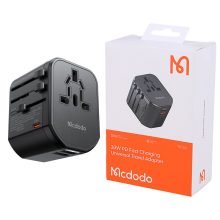 آداپتور فست شارژ  20وات و تبدیل پریز همه کاره مسافرتی مک دودو مدل MCDODO CP-3471