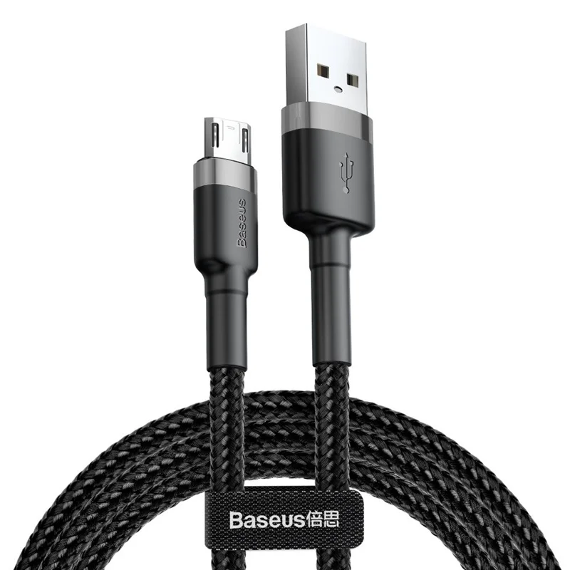 کابل تبدیل USB به microUSB باسئوس مدل CAMKLF-BG1 طول 1متر