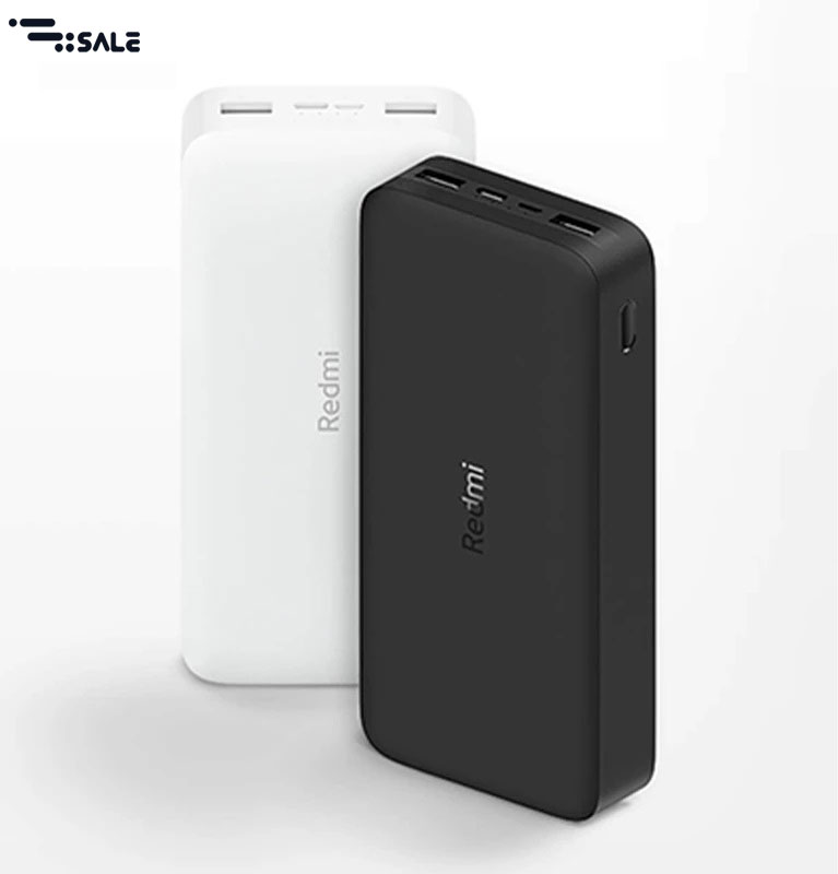 پاوربانک شیائومی مدل Redmi PB200LZM ظرفیت 20000 میلی آمپرساعت به همراه کابل تبدیل microUSB