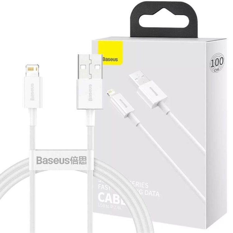 کابل تبدیل USB به لایتنینگ باسئوس مدل CALYS-A طول 1 متر